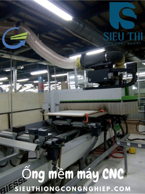 Ứng dụng của ống mềm máy CNC gân đồng chịu nhiệt